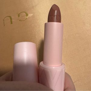 New Kylie Cosmetics Creme Lipstick in Cooler in Person